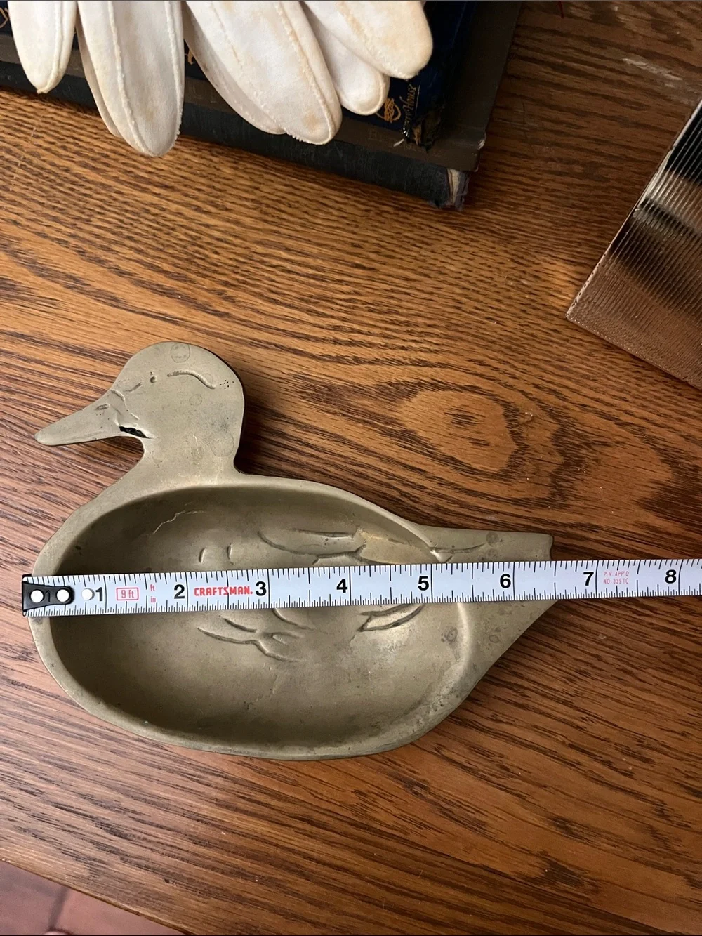 Brass Duck-Shaped Decorative Tray